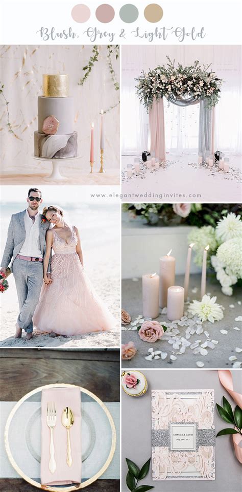 7 Stunning Wedding Color Palettes with Blush Pink - Elegantweddinginvites.com Blog