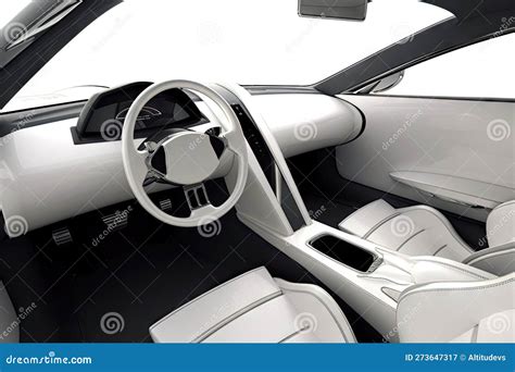 Minimalist Car Interior with Clean Lines and Simple Design Elements ...