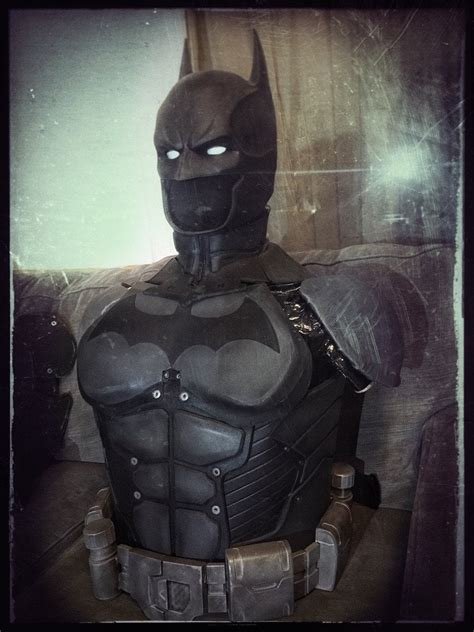 Progress on Batman cosplay. Foam torso, resin belt. : batman