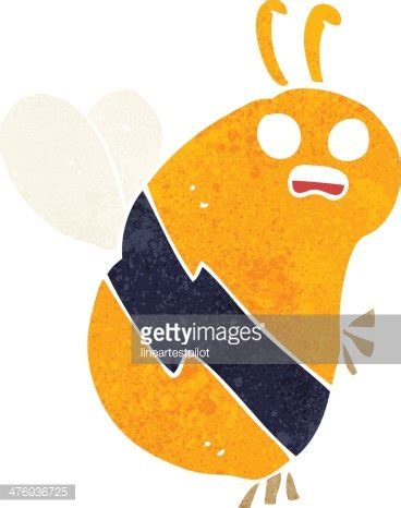 Funny Cartoon Bee Stock Clipart | Royalty-Free | FreeImages