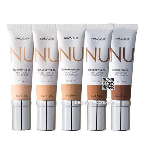 Nu Colour Bioadaptive BB+ Skin Loving Foundation Package (17 Shades ...