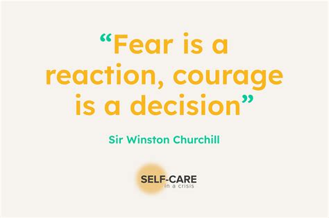 Finding the courage in fear