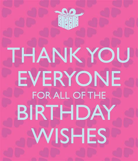 Birthday Thank You Quotes On Facebook - ShortQuotes.cc