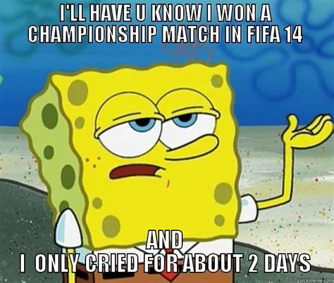 Spongebob says about Football - quickmeme