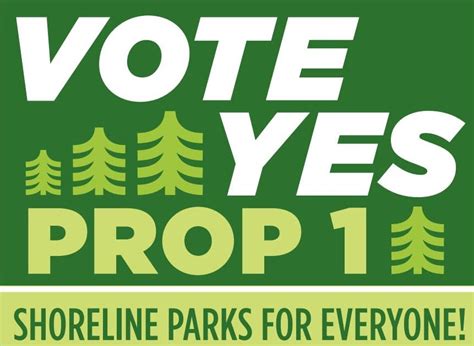 Shoreline Area News: Prop 1 and Prop 1 and where to turn in your ballots