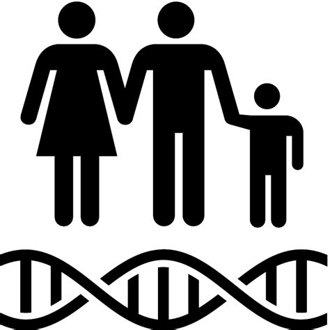 Genetics Family Dna Genetic Vector SVG Icon - SVG Repo