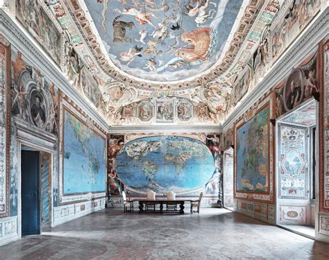 Map room at the Caserta Palace, Naples, Italy - Maps on the Web