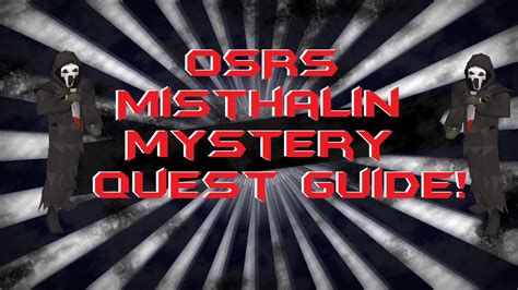 OSRS | Misthalin Mystery Quest Guide! - YouTube