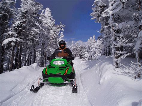 Maine Snowmobile, Snowmobiling Pictures - North Country Rivers