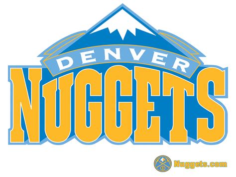 Denver Nuggets White Logo Wallpaper