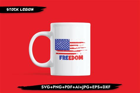 Freedom USA Flag Graphic by sidd77 · Creative Fabrica