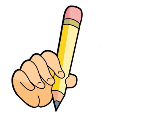 FREE Highlighted paper to improve handwriting | Writing cartoons, Writing images, Writing clipart