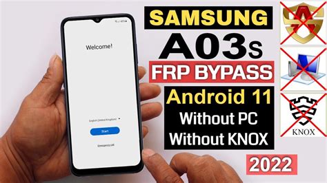 Samsung A03s Frp Bypass/Unlock Android 11 Without PC | Without Alliance Shield New Method 2022 ...