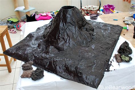 How To Make A Papier Mache Volcano - Paper Mache