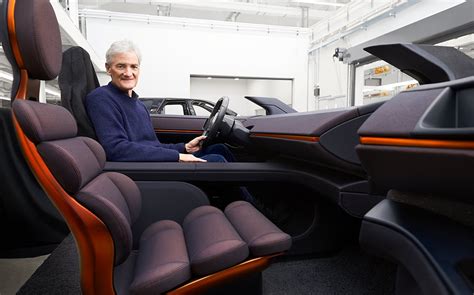 James Dyson showed the prototype of his abandoned electric car