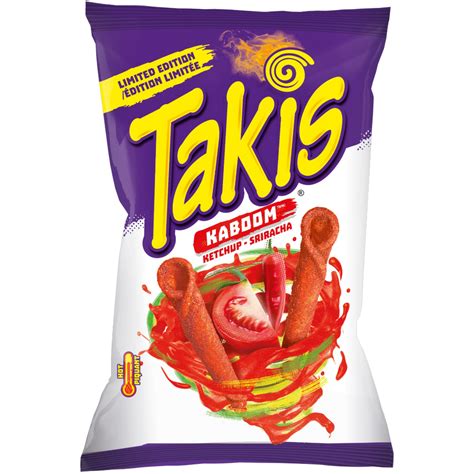 Takis Kaboom Ketchup & Hot Sriracha Share Bag - 9.9oz (280g) | Poppin Candy