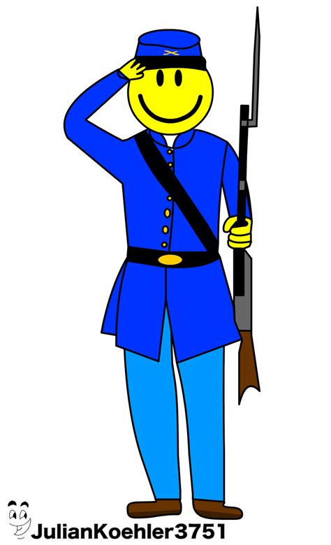 Union Civil War Soldier Cartoon