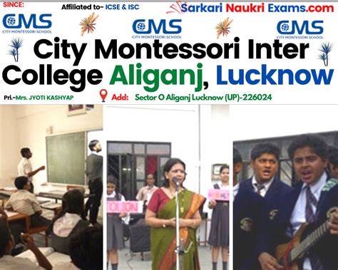 City Montessori Inter College, Aliganj, Lucknow [CMS]