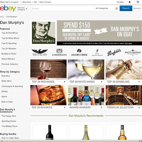 Free $50 Dan Murphy's eBay Digital Gift Card with $150 Spend @ Dan ...