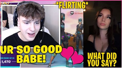 CLIX Makes NEW GIRLFRIEND BLUSHES After he Calls Her BABE On LIVE STREAM! | Fortnite Moments ...