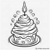 Candle Coloring Pages  Free & Printable sketch template