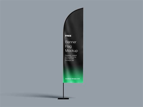 Free Blade Feather Flag Banner Mockup PSD Set - Good Mockups