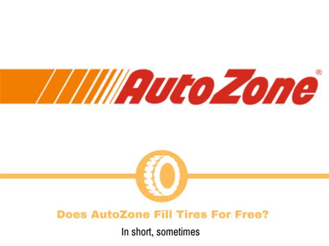 Does AutoZone Fill Tires For Free? | Tire Hungry