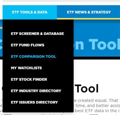 How To Use Our New ETF Comparison Tool