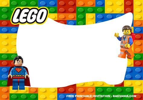 (FREE Printable) – Lego Superheroes Birthday Invitation Templates | FREE Printable Birthday ...