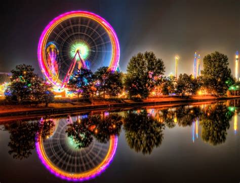 amusement park | Amusement Park at Night 1024 - Painting You With Words | Wallpaper crafts, Hdr ...