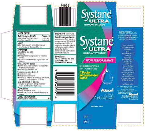 SYSTANE ULTRA- polyethylene glycol 400 and propylene glycol solution/ drops