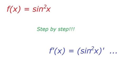 Derivative of sin^2(x) | Math