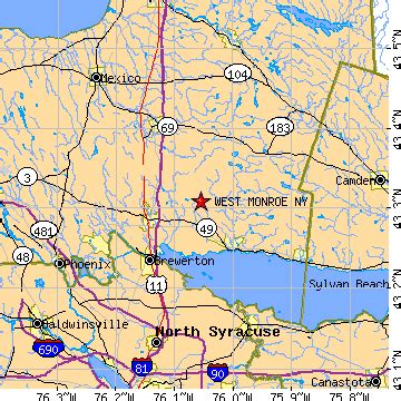 West Monroe, New York (NY) ~ population data, races, housing & economy