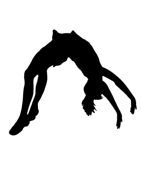 Tumbling clipart silhouette - WikiClipArt