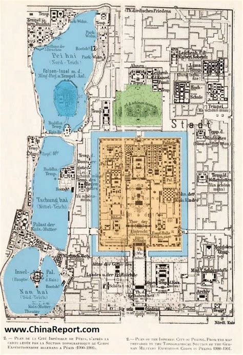 Beijing Imperial City 1900 AD Schematic Overview Map 01 including ...