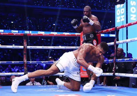 Anthony Joshua offers brutal assessment of Daniel Dubois seconds before ...