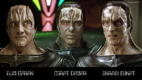 Star Trek Cardassians Garak Damar and Dukat by Gazomg on DeviantArt