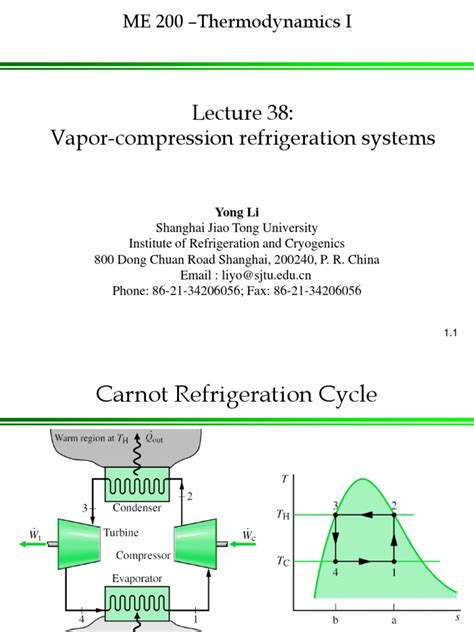 Vapor-Compression Refrigeration Systems | PDF | Gas Technologies ...