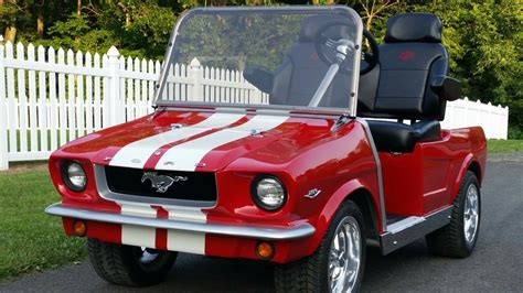 1965 Ford Mustang Electric golf cart for sale | Ford mustang electric ...