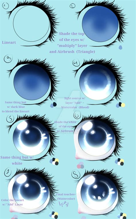 Eye Tutorial - Ibis Paint X by BunABun-23 on DeviantArt