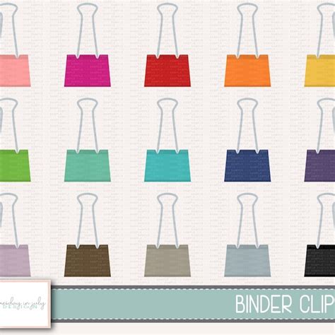 Binder Clip - Etsy