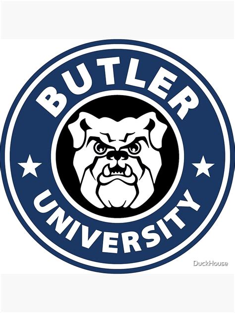 "Butler University" Poster by DuckHouse | Redbubble