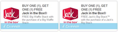 Jack In The Box BOGO Free Coupons Still Available!- ConsumerQueen.com- Oklahoma's Coupon Queen