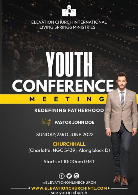 Youth conference Template | PosterMyWall