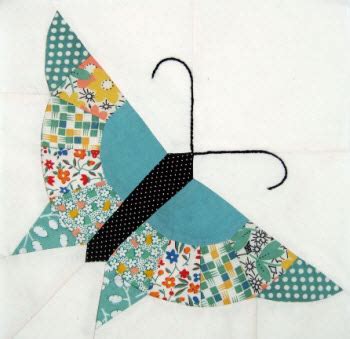 Free pattern: Pieced Butterfly Block – Quilting