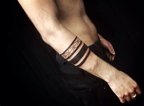 21+ Forearm Band Tattoos