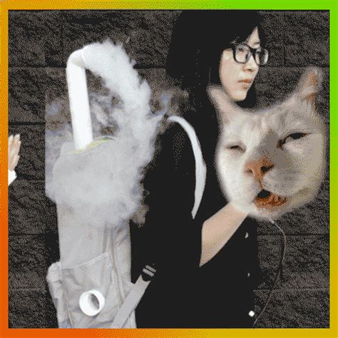 Cat Vape GIF by Njorg - Find & Share on GIPHY