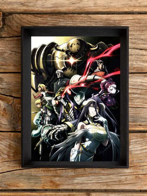 Overlord Anime Poster Çerçevesiz Yüksek Kalite Anime Duvar Poster ...