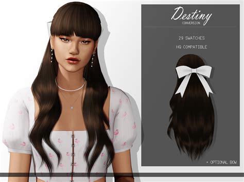 Anto's Destiny Hair - The Sims 4 Create a Sim - CurseForge