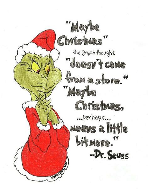 Download Christmas Quote The Grinch Wallpaper | Wallpapers.com